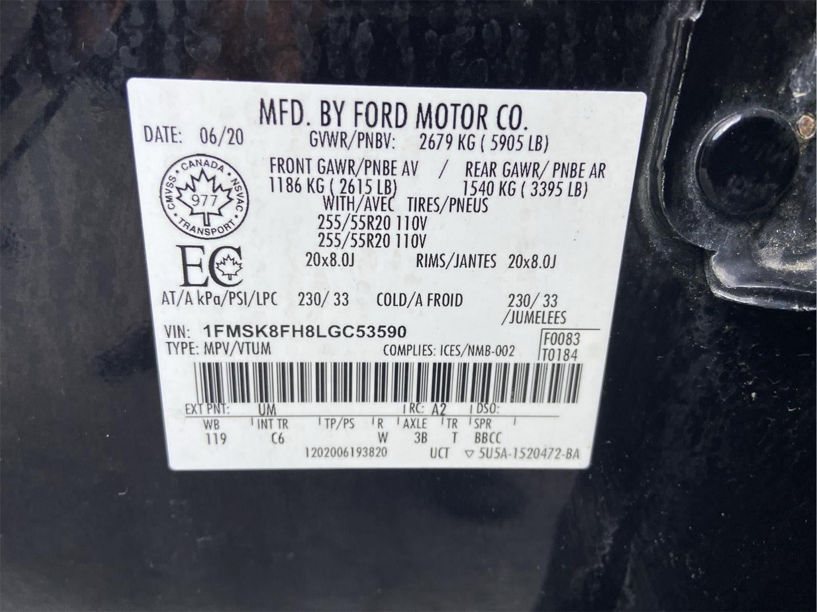 2020 Ford Explorer Limited