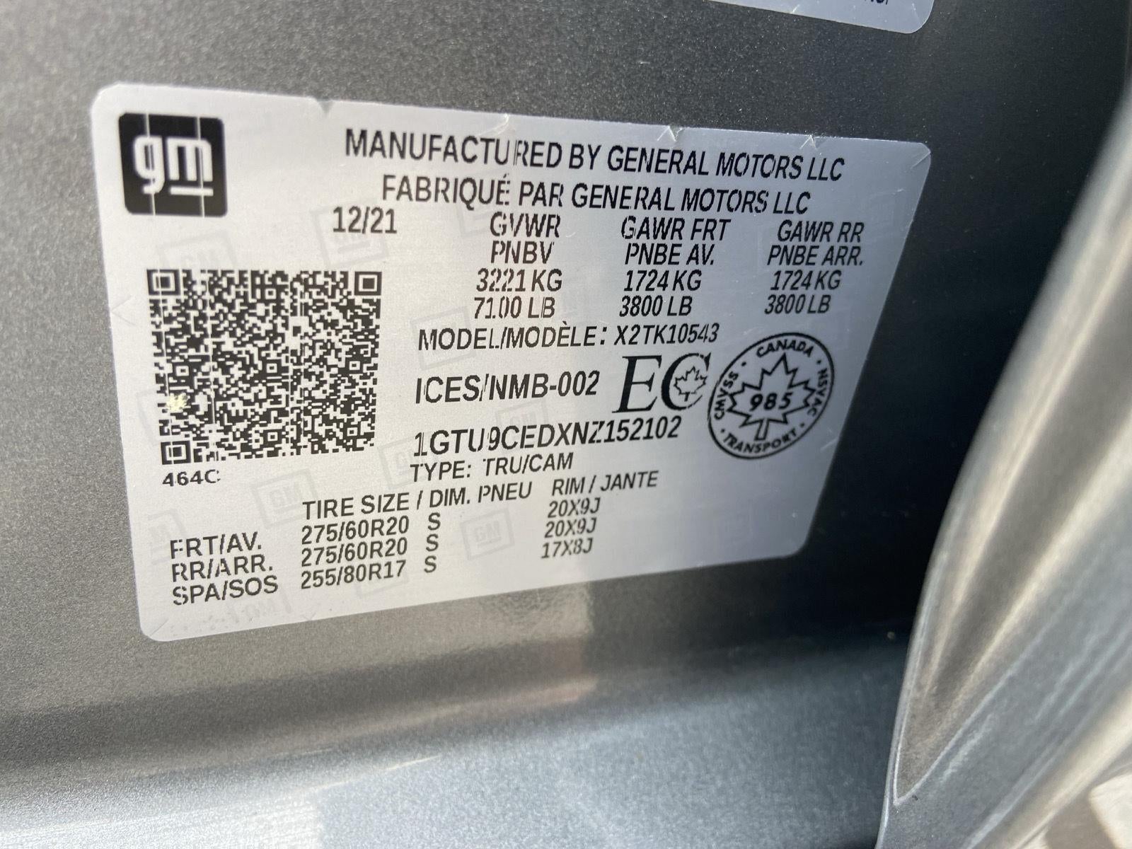 2022 GMC Sierra 1500 Limited Elevation