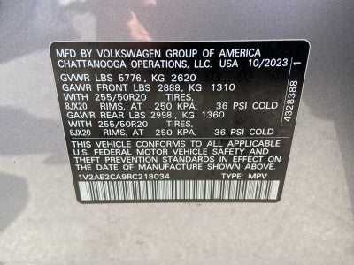 2024 Volkswagen Atlas Cross Sport 2.0T SEL R-Line