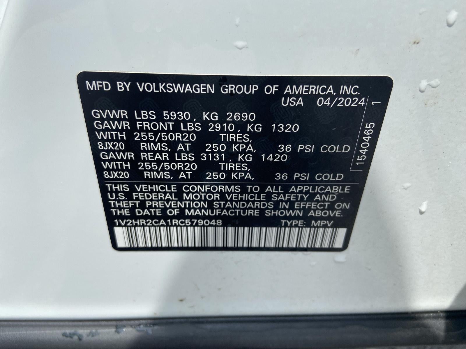2024 Volkswagen Atlas 2.0T SE w/Technology