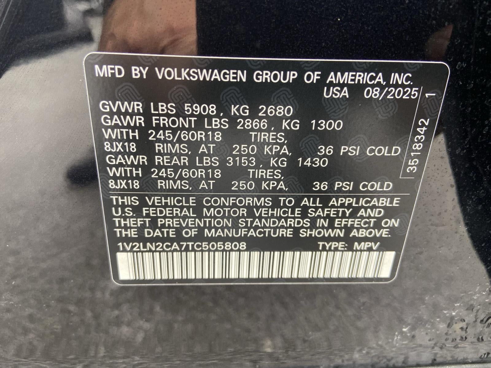 2026 Volkswagen Atlas 2.0T SE