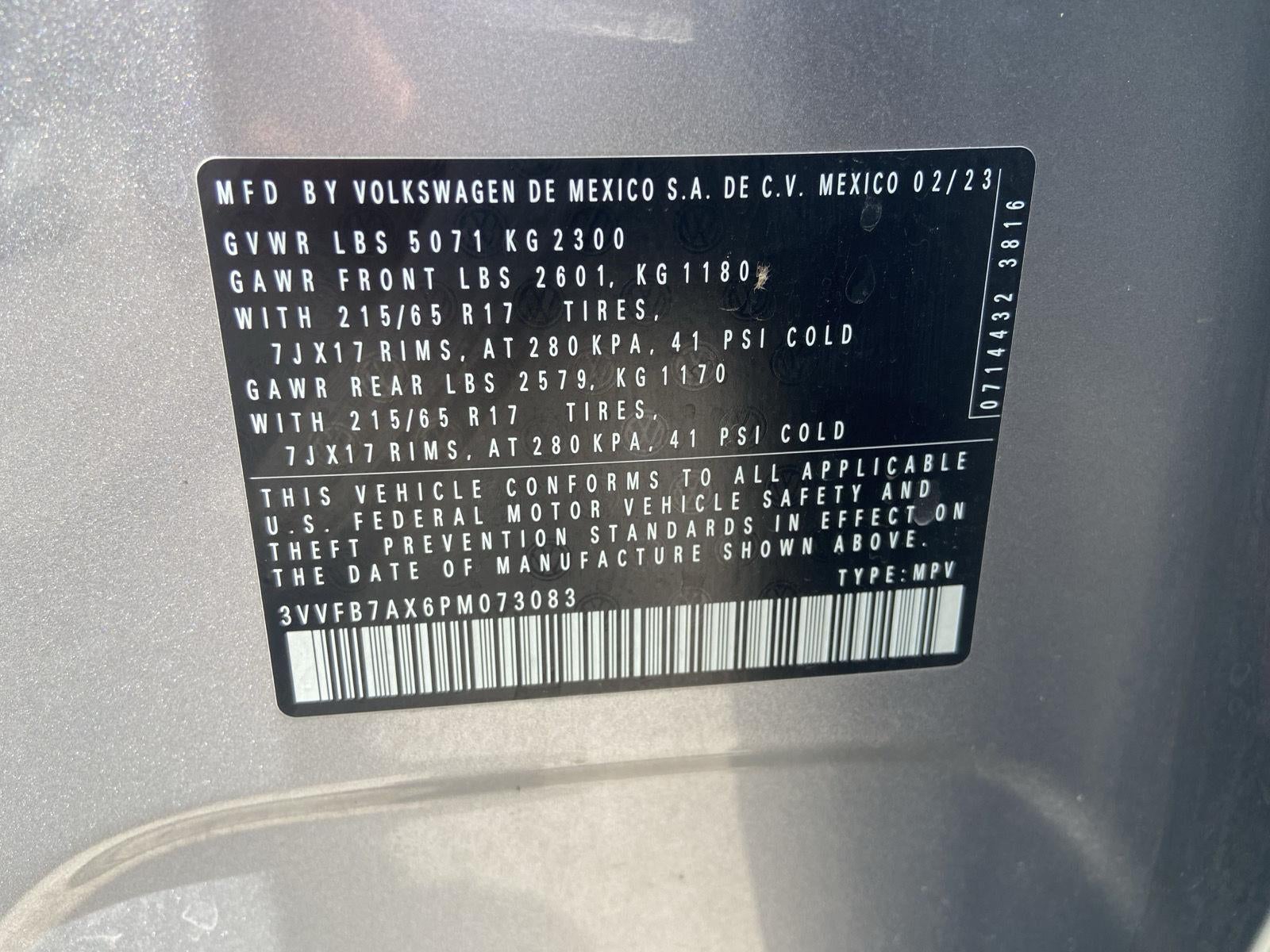 2023 Volkswagen Tiguan S