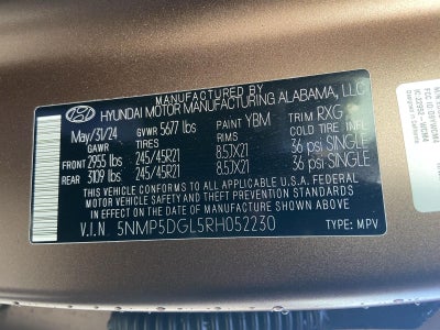 2024 Hyundai SANTA FE Calligraphy