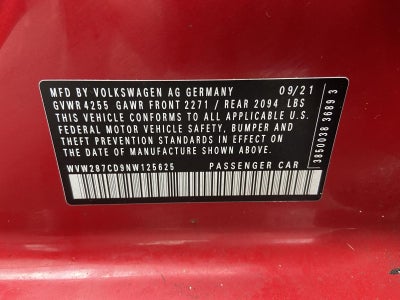 2022 Volkswagen Golf GTI SE