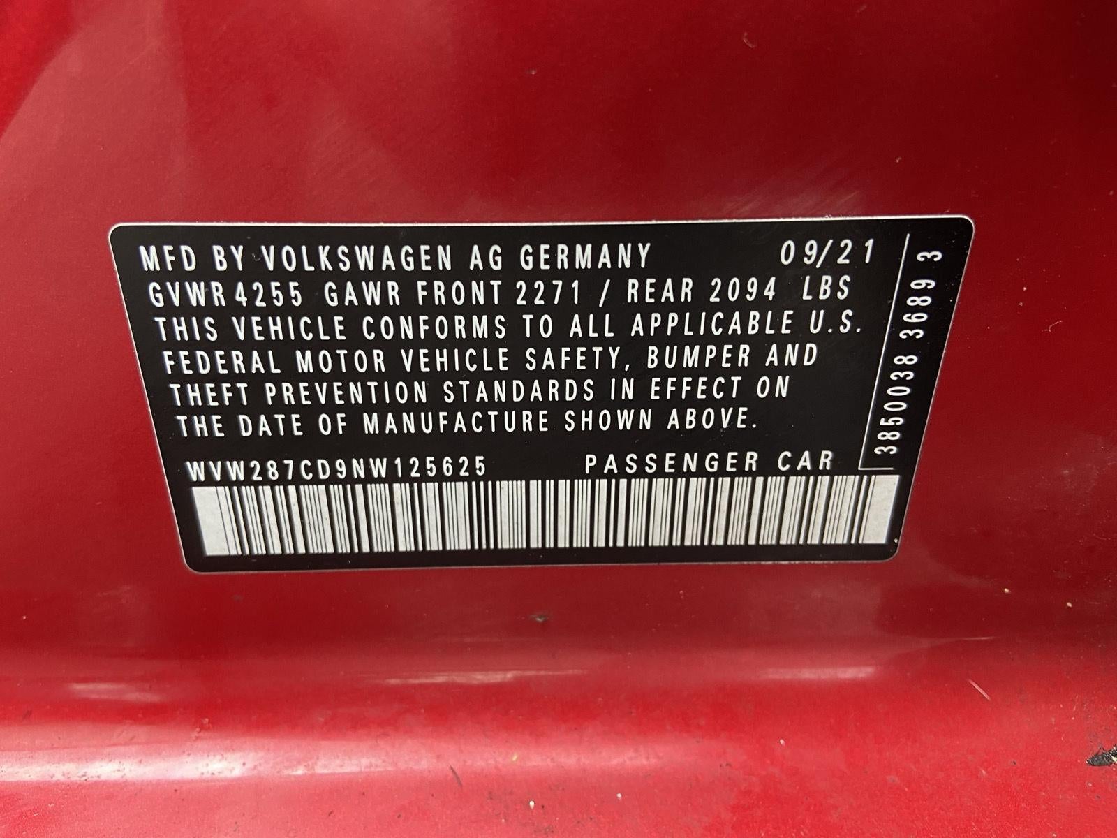 2022 Volkswagen Golf GTI SE