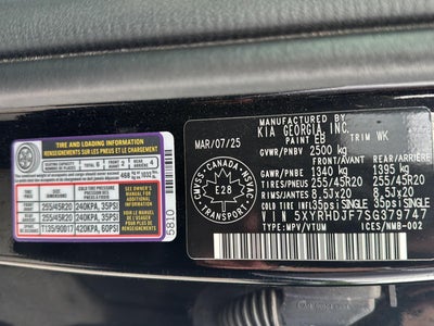 2025 Kia Sorento X-Line EX