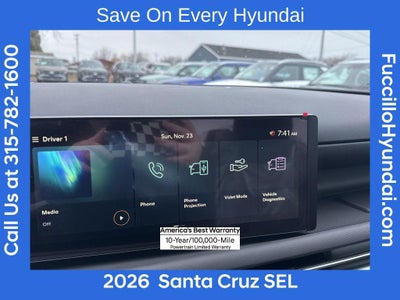 2026 Hyundai SANTA CRUZ SEL AWD