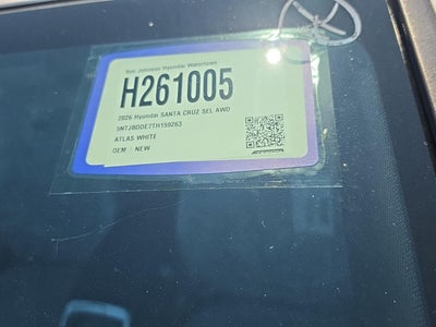 2026 Hyundai SANTA CRUZ SEL AWD