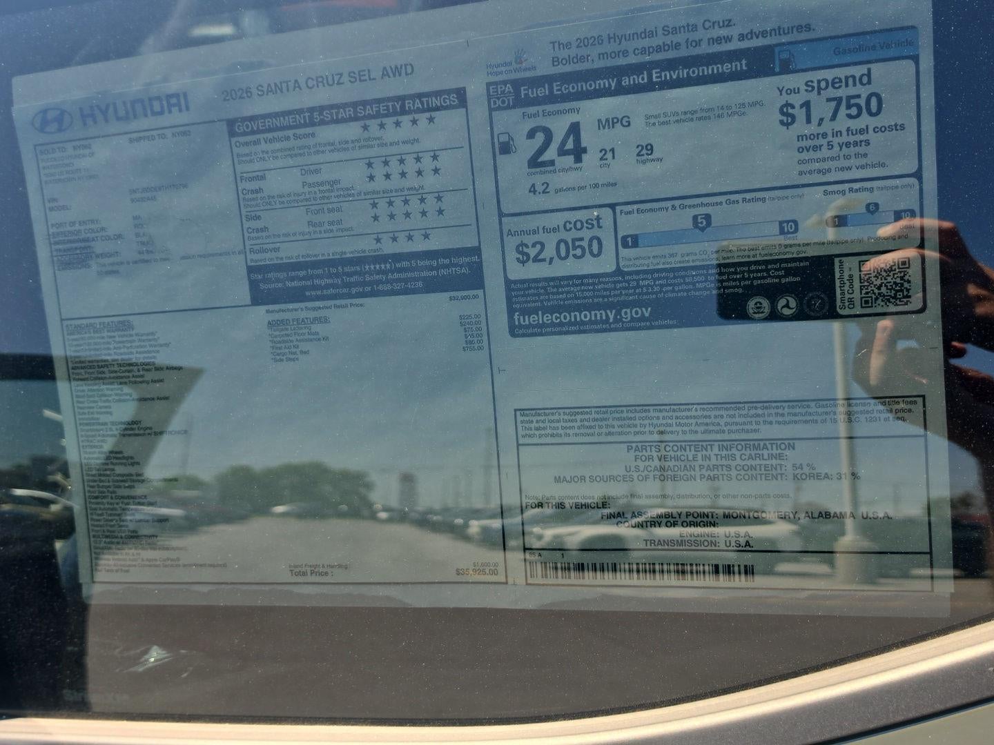 2026 Hyundai SANTA CRUZ SEL