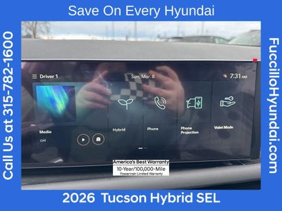 2026 Hyundai TUCSON HYBRID SEL AWD