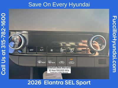 2026 Hyundai ELANTRA SEL Sport