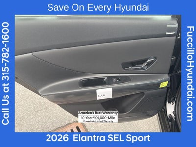 2026 Hyundai ELANTRA SEL Sport