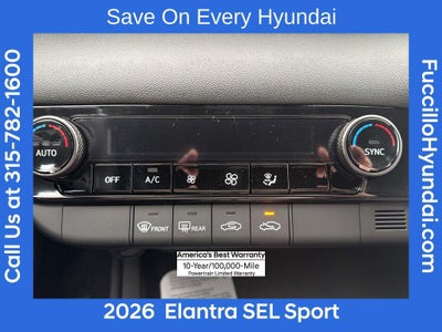 2026 Hyundai ELANTRA SEL Sport