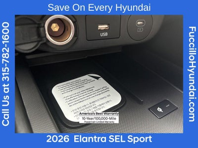 2026 Hyundai ELANTRA SEL Sport