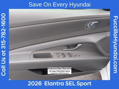 2026 Hyundai ELANTRA SEL Sport