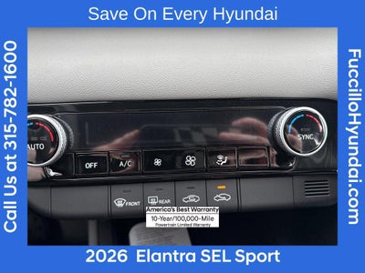2026 Hyundai ELANTRA SEL Sport