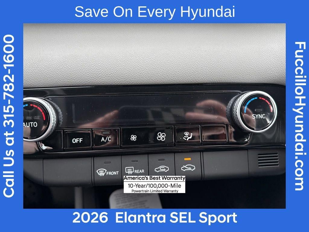 2026 Hyundai ELANTRA SEL Sport