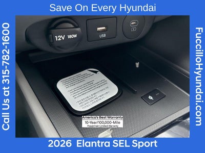 2026 Hyundai ELANTRA SEL Sport