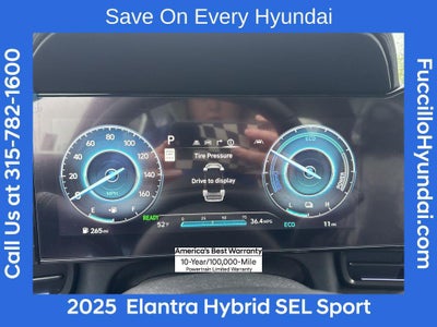 2025 Hyundai ELANTRA HYBRID SEL Sport