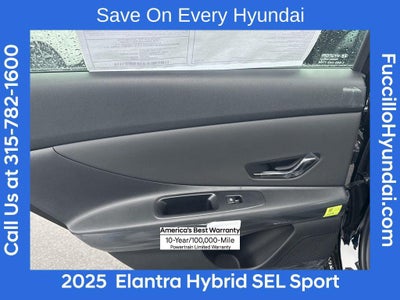 2025 Hyundai ELANTRA HYBRID SEL Sport