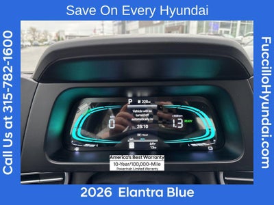 2026 Hyundai ELANTRA HYBRID Blue
