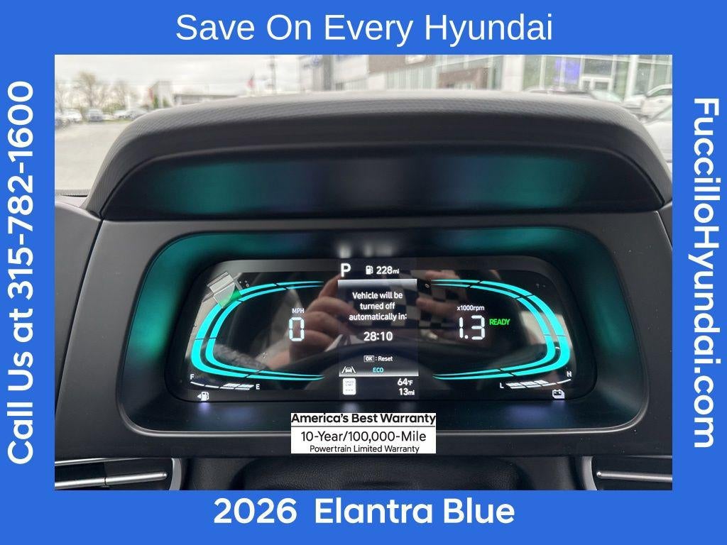 2026 Hyundai ELANTRA HYBRID Blue