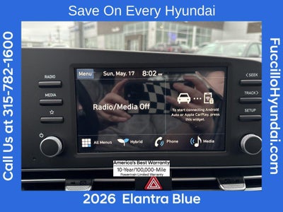2026 Hyundai ELANTRA HYBRID Blue