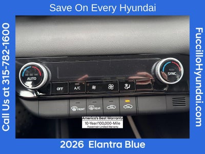 2026 Hyundai ELANTRA HYBRID Blue