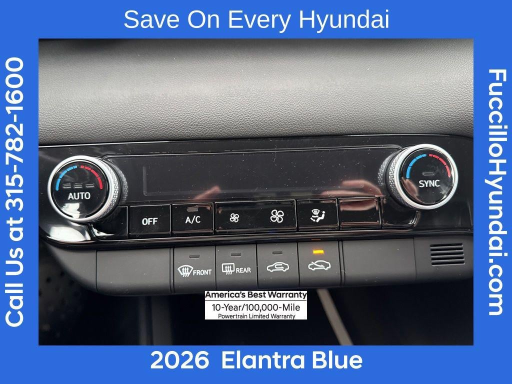 2026 Hyundai ELANTRA HYBRID Blue