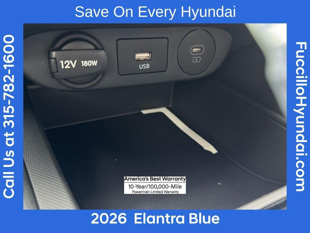 2026 Hyundai ELANTRA HYBRID Blue