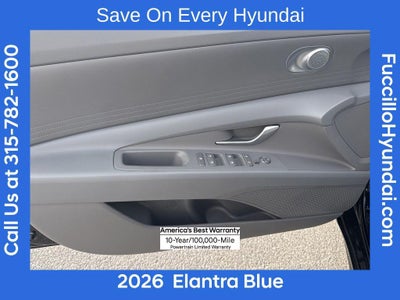 2026 Hyundai ELANTRA HYBRID Blue
