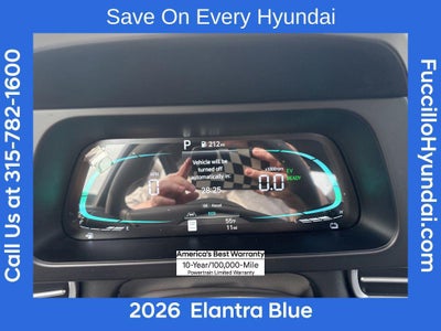 2026 Hyundai ELANTRA HYBRID Blue