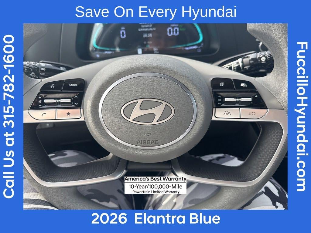 2026 Hyundai ELANTRA HYBRID Blue