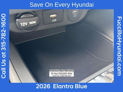 2026 Hyundai ELANTRA HYBRID Blue
