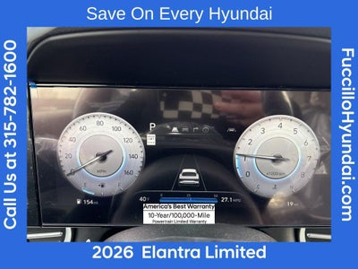 2026 Hyundai ELANTRA Limited