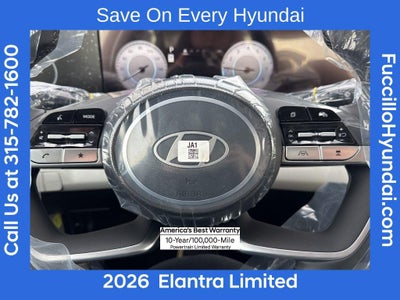 2026 Hyundai ELANTRA Limited
