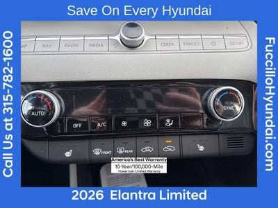 2026 Hyundai ELANTRA Limited