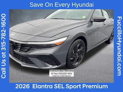 2026 Hyundai ELANTRA SEL Sport Premium