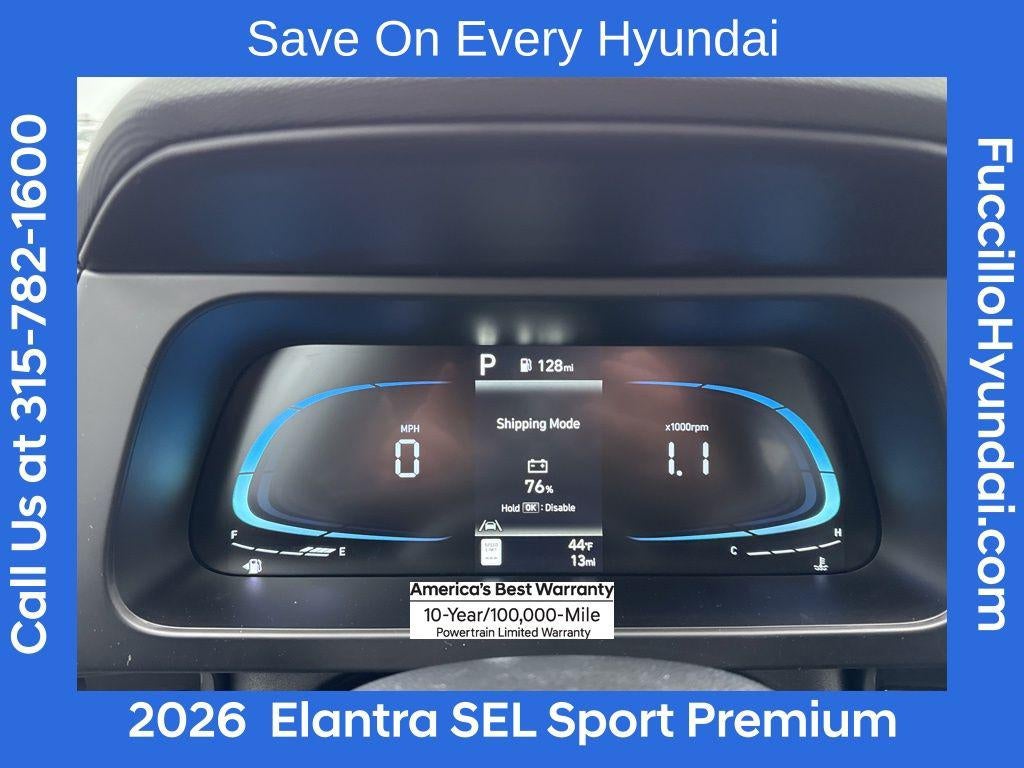 2026 Hyundai ELANTRA SEL Sport Premium