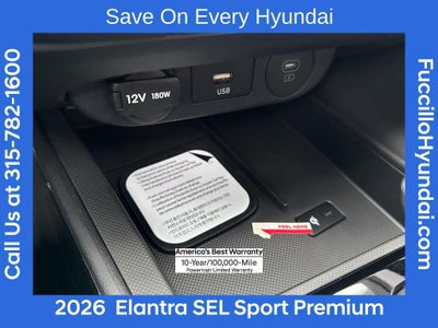 2026 Hyundai ELANTRA SEL Sport Premium