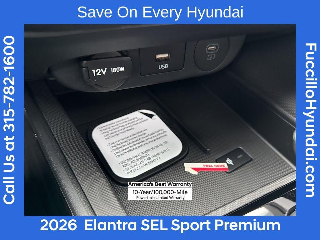 2026 Hyundai ELANTRA SEL Sport Premium