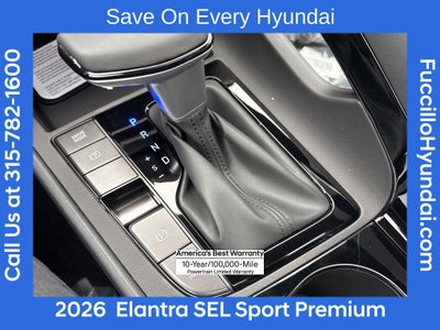 2026 Hyundai ELANTRA SEL Sport Premium